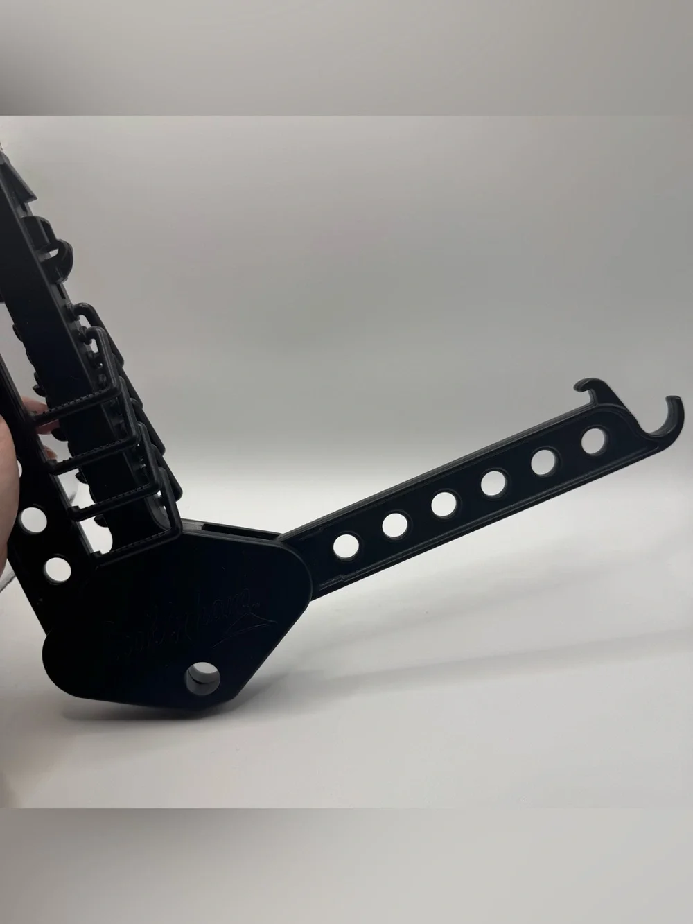 Hook n Hanger Black Plastic Closet Hanger System Space Saving Storage Organizer